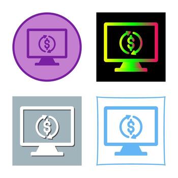 icono de vector de demostrador