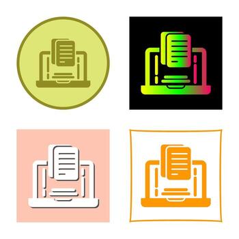 icono de vector de documento