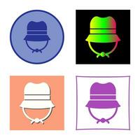 Camping Hat Vector Icon