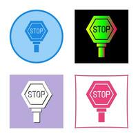 Stop Sign Vector Icon