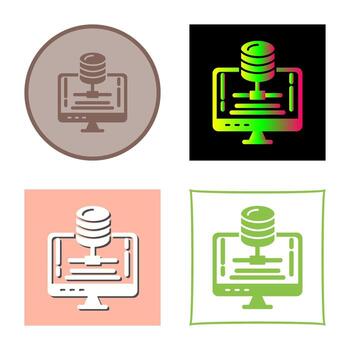 icono de vector de servidor