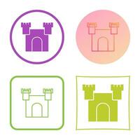 Unique Castle Vector Icon