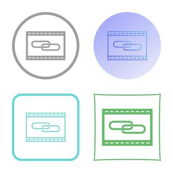 Unique Link Optimization Vector Icon