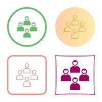 Network Group Vector Icon