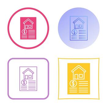 icono de vector de documento