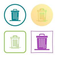 Trash Can Vector Icon