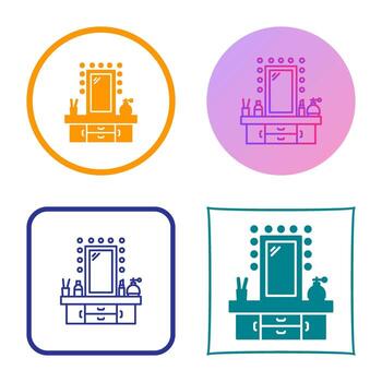 icono de vector de tocador