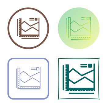 Spline Chart Vector Icon
