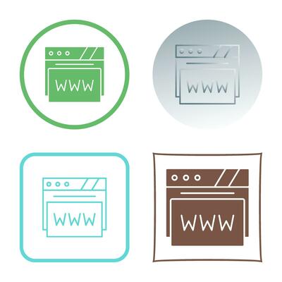 Web Browser Vector Icon