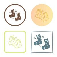 Winter Socks Vector Icon