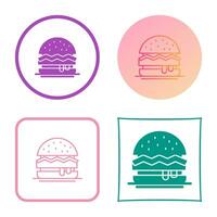 Hamburger Vector Icon