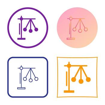 icono de vector de péndulo