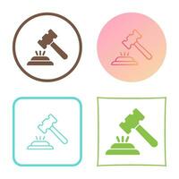 Gavel Vector Icon