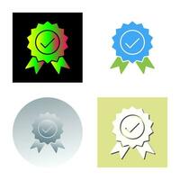 Unique Quality Control Vector Icon