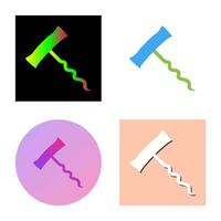 Unique Corkscrew Vector Icon