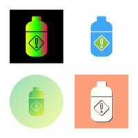 Pesticide Bottle Vector Icon