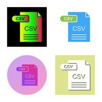 CSV Vector Icon