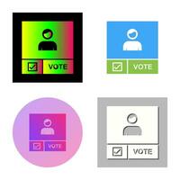 Candidate Banner Vector Icon