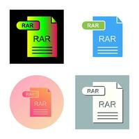 RAR Vector Icon