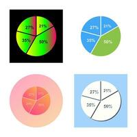 Pie Chart Vector Icon