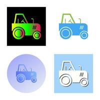 icono de vector de tractor