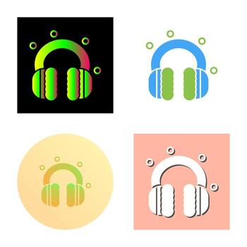 icono de vector de orejera