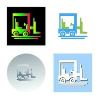 Forklift Vector Icon