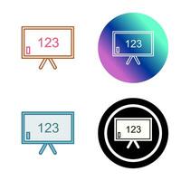 Unique Classroom Board Vector Icon