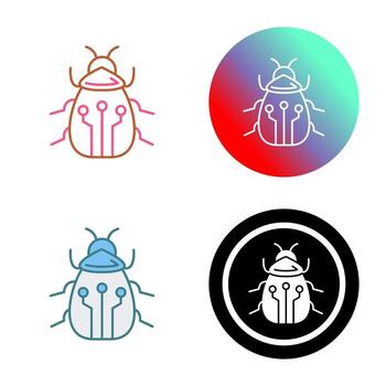 icono de vector de error