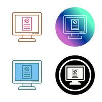 Online appointment Vector Icon