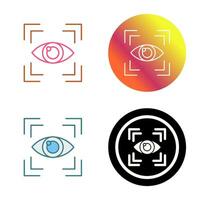 Eye Scan Vector Icon