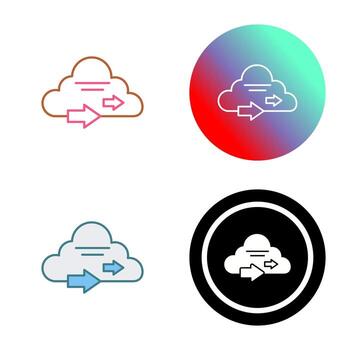 Cloud Computing Vector Icon
