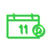 Unique Event Management Vector Icon