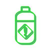 Pesticide Bottle Vector Icon