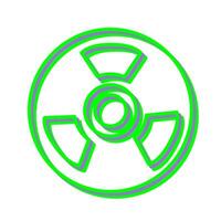 Nuclear Vector Icon