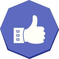 Unique Like Vector Icon