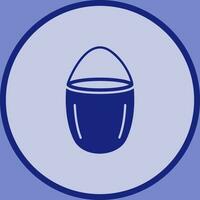 Unique Water Bucket Vector Icon