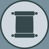 Scroll of Paper Vector Icon
