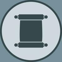 Scroll of Paper Vector Icon