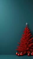 decorado brillante Navidad árbol grande foto