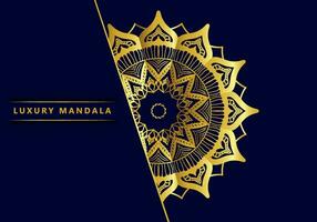 Luxury mandala arabesque ornamental background vector