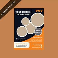 Business flyer template vector