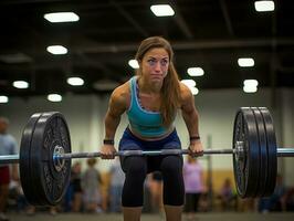 Photograph of Women who lift empower themselves AI Generative photo