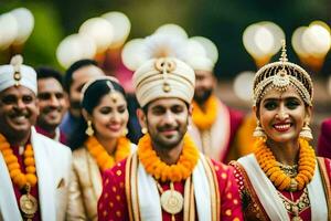 indian wedding in mumbai. AI-Generated photo