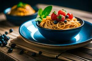 the best pasta dishes in the world. AI-Generated photo