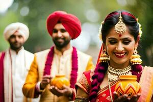 indian wedding in london. AI-Generated photo