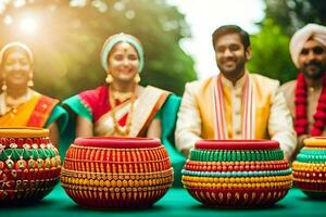 indian wedding ceremony in bangalore. AI-Generated photo