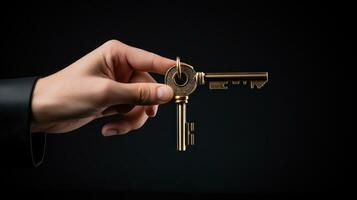 key to apartment, house photo