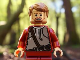 el épico búsqueda de Lego aventureros ai generativo foto