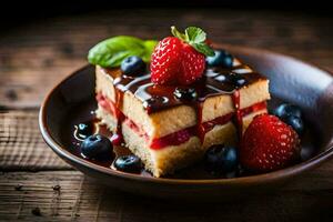 the best dessert recipes for the summer. AI-Generated photo